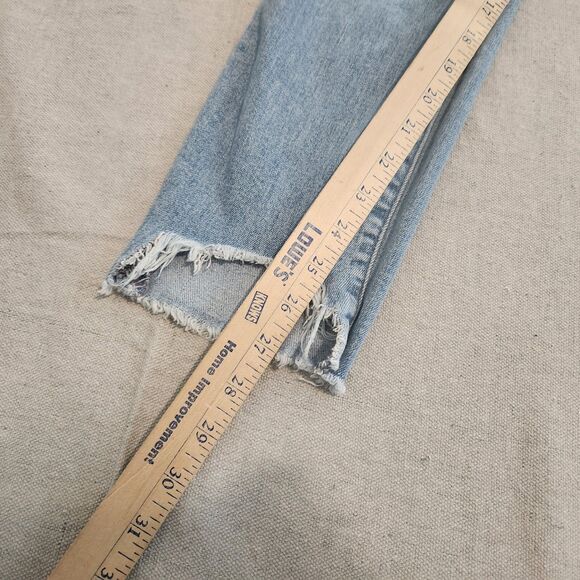 Abercrombie & Fitch Jeans Womens 27/4 Blue Simone High Rise Ankle Stretch 27x27 - Picture 5 of 14
